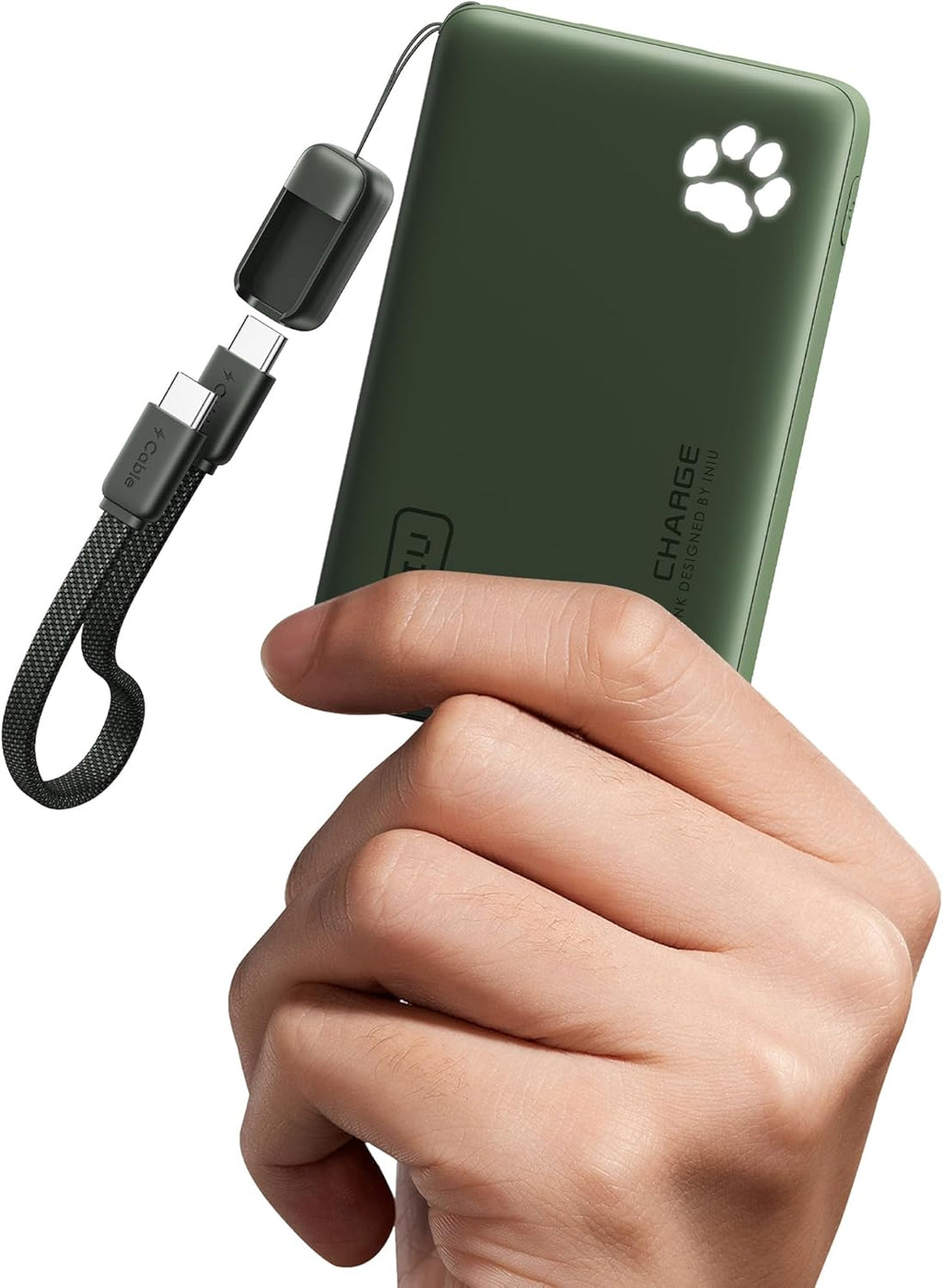 INIU 10000mAh 45W Fast Charging Portable Charger, Smaller Travel Power Bank
